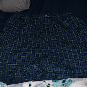 Izod green and blue boxer briefs